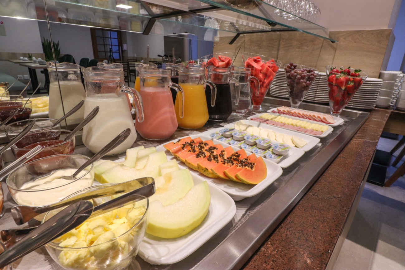 Buffet do café da manhã da Bella Viena