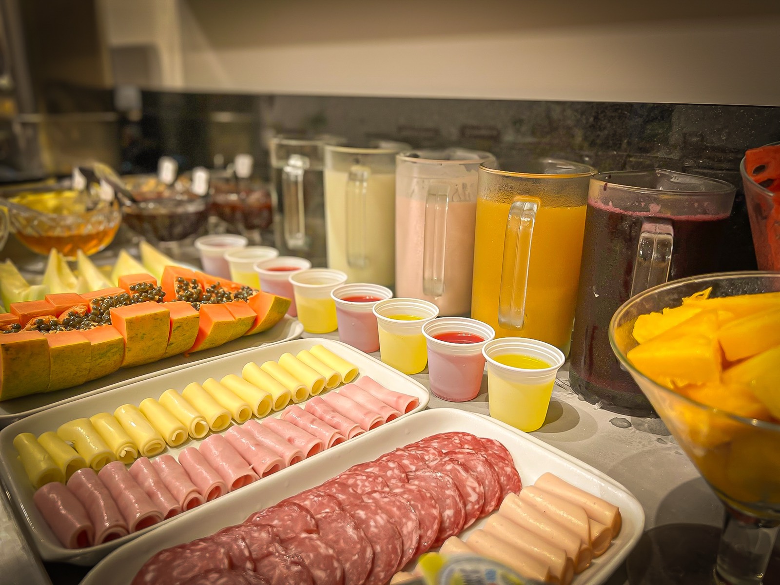 Café da manhã da Pousada Viena
